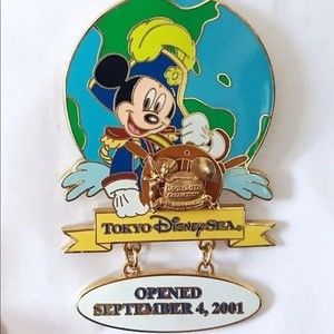 Tokyo Disney Sea Opening Day Disney Pin 49945 Mickey